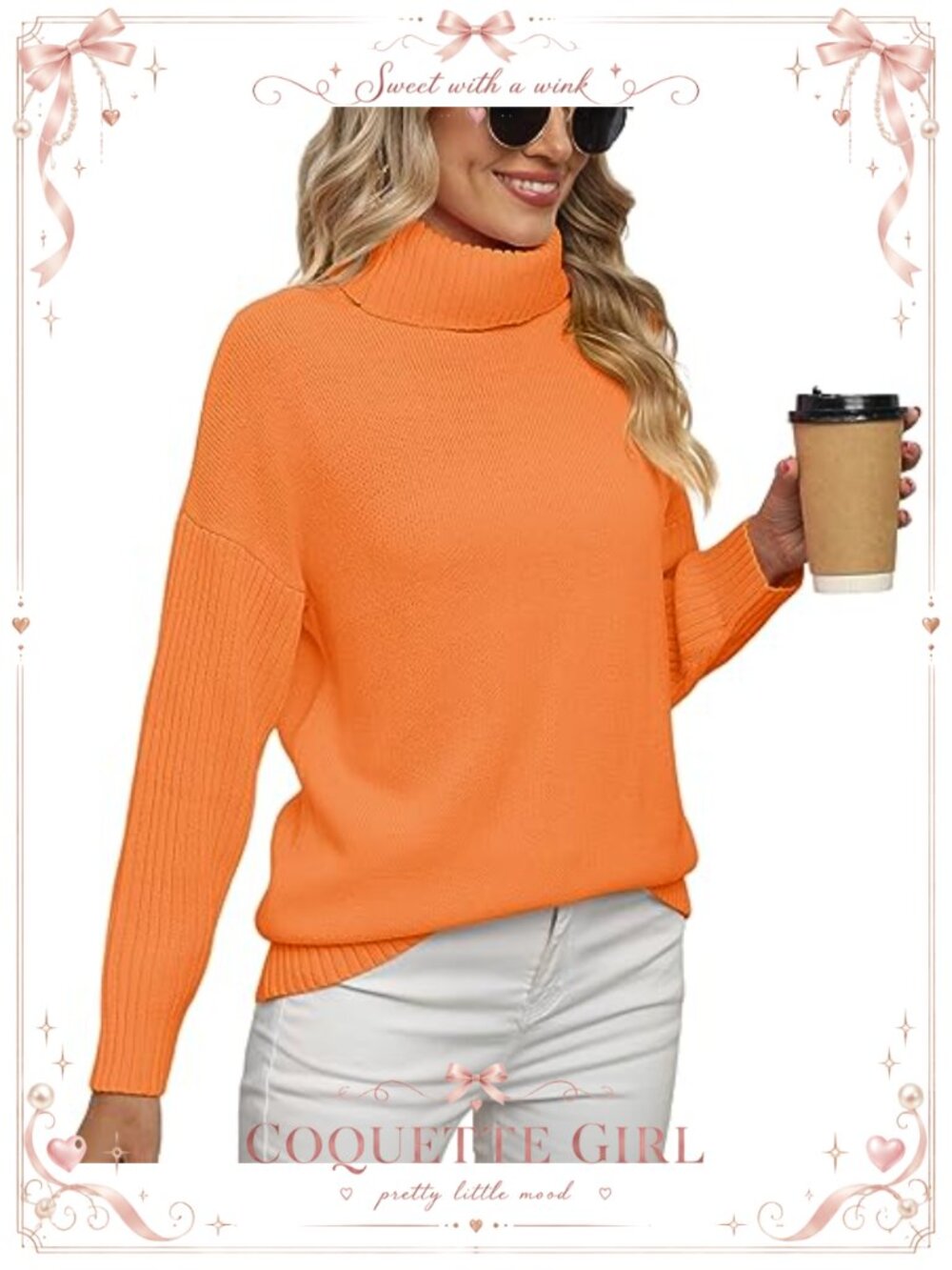 Chunky Oversized Ribbed Knit Turtleneck Tunic Sweater Pullover Batwing Sleeve